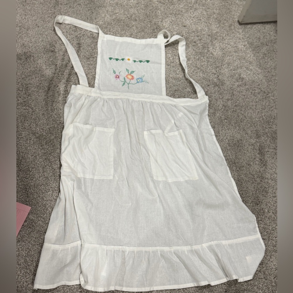 Embroidered Apron